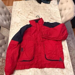 Ash Kids Red and Navy Raincoat